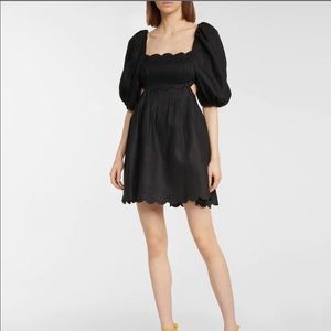 Zimmerman black linen dress